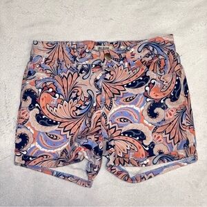 Girls Ruum shorts, paisley shorts, size 14 kids
